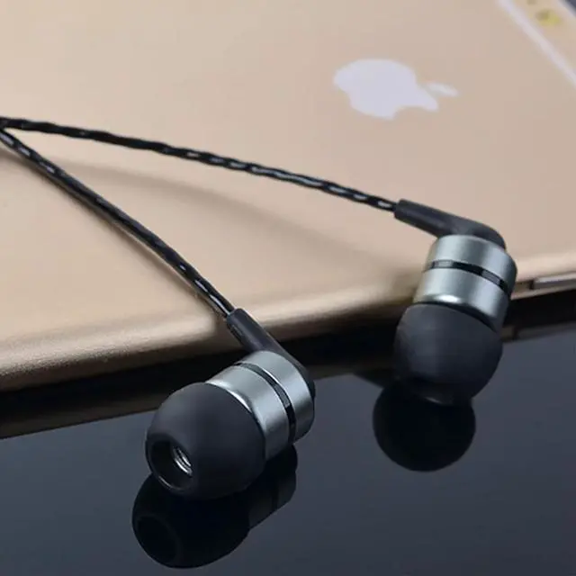 Alt view image 3 of 6 - SoundMAGIC E80C Wired Earbuds with Microphone HiFi Stereo Earphones Noise Isolating in Ear Headphones Comfortable Fit Super Bass for Audiophile Gunmetal