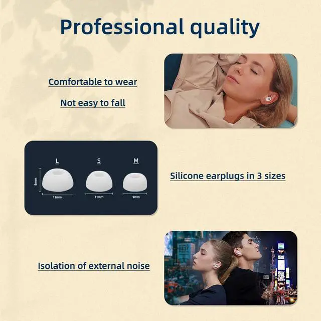 Alt view image 4 of 7 - SoundMAGIC T60BT True Wireless Earphones in Ear Bluetooth Headphones with Microphone HiFi Stereo Sports Earbuds Waterproof White