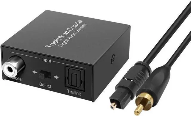 Main image of Coax Digital Audio Adapter - Coax to Optical or Optical to Coaxial Converter