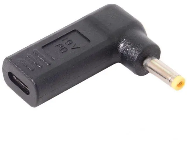Main image of USB C to DC 4.0x1.7mm PD 65W Emulator Trigger 90 Degree Angled Adapte
