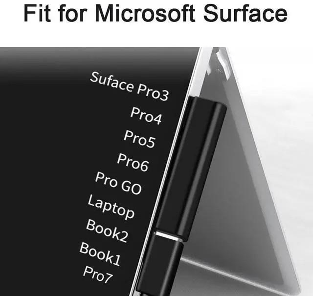 Alt view image 3 of 7 - Type-C USB-C Female to Surface Pro7 Pro6 Pro5 Pro4 Pro X Go Book PD Charge Adapter DC 15V
