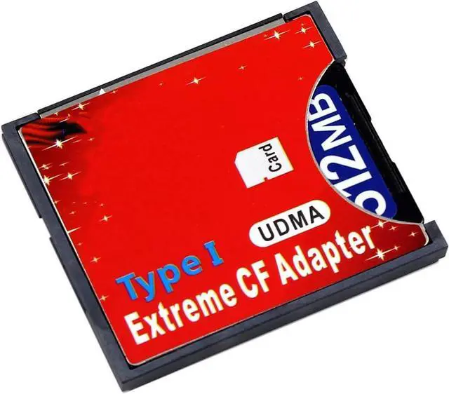 Alt view image 6 of 6 - SD SDHC SDXC to CF Type I Compact Flash Memory Card Adapter Reader Support16/32/64/128/256GB CF to SD Card Converter