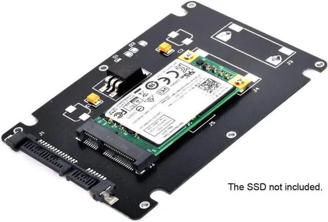 Alt view image 5 of 7 - Mini SATA mSATA SSD to 2.5" SATA Hard Disk Enclosure Case Converter Adapter