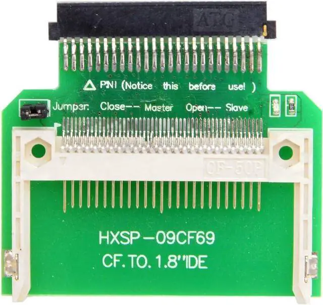 Main image of Memory Card Adapter CF Compact Flash Memory Card to 50pin 1.8 Inch IDE Hard Drive SSD Converter Adapter for Toshiba