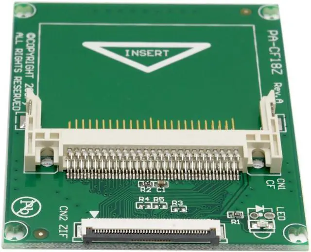 Alt view image 6 of 7 - CF Memory Card Adapter SSD HDD Adapter 1.8" Compact Flash CF Memory Card to CE ZIF SSD HDD Adapter (Works as a HDD in TRUE IDE MODE! Please make sure your CF card with true-IDE molde first)