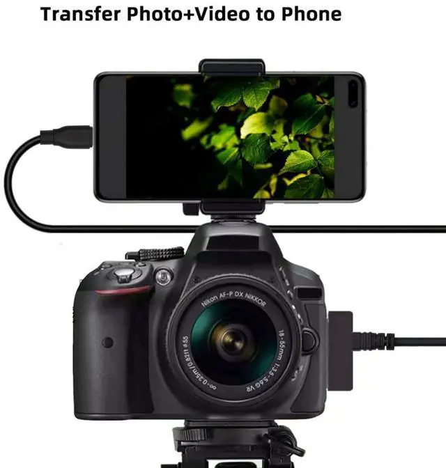 Alt view image 3 of 7 - Nikon UC-E6 USB Cabl, USB C to Mini 8Pin Charging Data Transfer Cable for COOLPIX D5200 D3200 D7200 S2500 S2600 4.92FT/1.5M