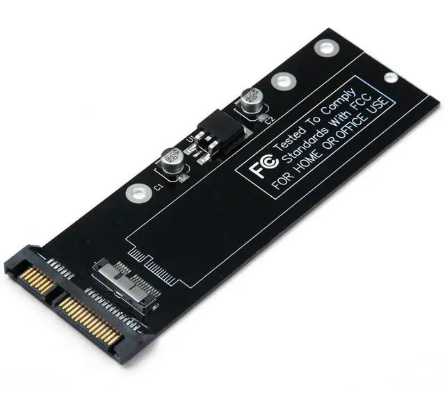 Main image of 12+6Pin MAC SSD to SATA Hard Disk Drive Adapter for 2010 2011 MAC Air A1369 A1370 SSD