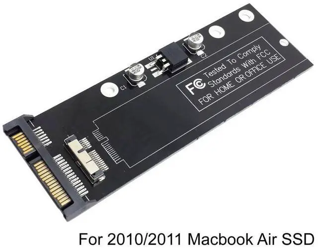 Alt view image 7 of 7 - 12+6Pin MAC SSD to SATA Hard Disk Drive Adapter for 2010 2011 MAC Air A1369 A1370 SSD