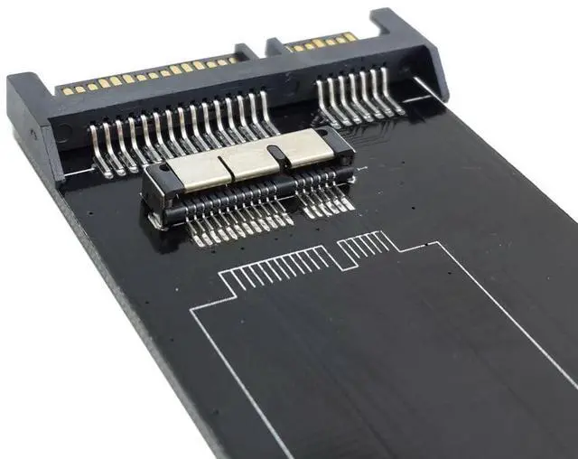 Alt view image 6 of 7 - 12+6Pin MAC SSD to SATA Hard Disk Drive Adapter for 2010 2011 MAC Air A1369 A1370 SSD