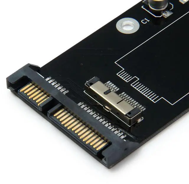 Alt view image 4 of 7 - 12+6Pin MAC SSD to SATA Hard Disk Drive Adapter for 2010 2011 MAC Air A1369 A1370 SSD