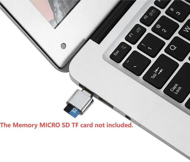 Alt view image 3 of 7 - 2pcs USB Type C USB-C to Micro SD SDXC TF Card Reader Adapter for Laptop Cell Phone (2pcs/Set)