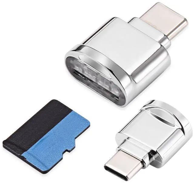 Main image of 2pcs USB Type C USB-C to Micro SD SDXC TF Card Reader Adapter for Laptop Cell Phone (2pcs/Set)