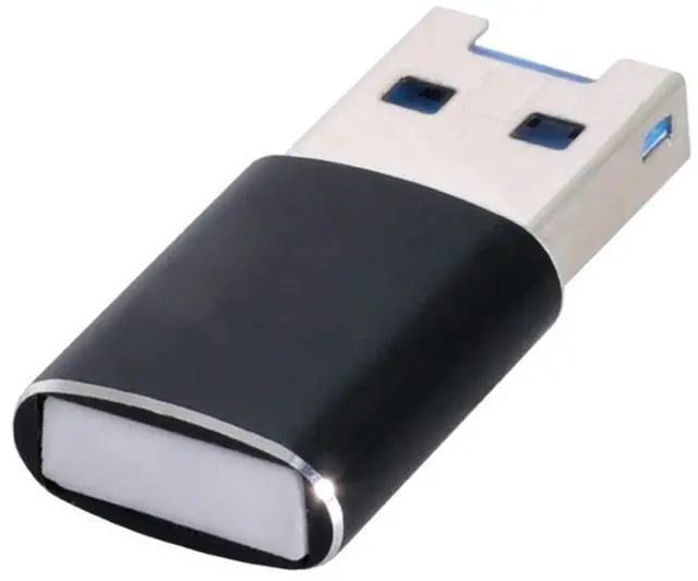 Alt view image 6 of 6 - USB 2.0 to Micro SD T-Flash TF M2 Card Reader for Mobile Phone and Tablet Black Mini Size