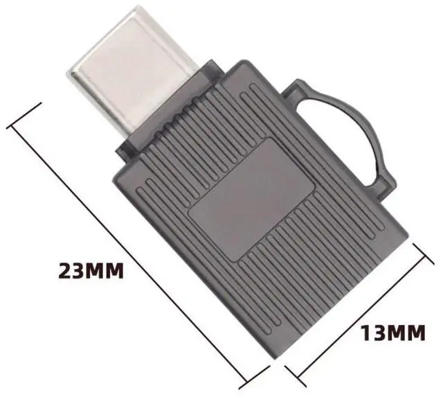 Alt view image 6 of 6 - USB C Card Reader,USB 3.0 Type C to Micro SD SDXC TF Card Reader Adapter for Laptop Tablet Phone 5Gbps