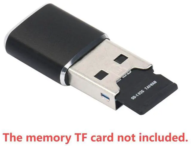 Alt view image 3 of 6 - TF Card Reader USB 3.0 to Micro SD SDXC Writer Adapter 5Gbps Super Speed for Car Laptop
