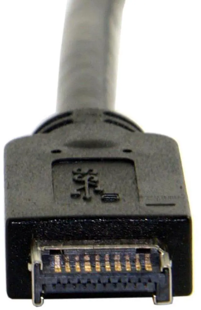 Alt view image 6 of 7 - USB 3.1 Gen 2 10Gbps USB Type-E Motherboard to USB C Front Panel Header Extension Cable Adapter with 12cm PCI-E Bracket