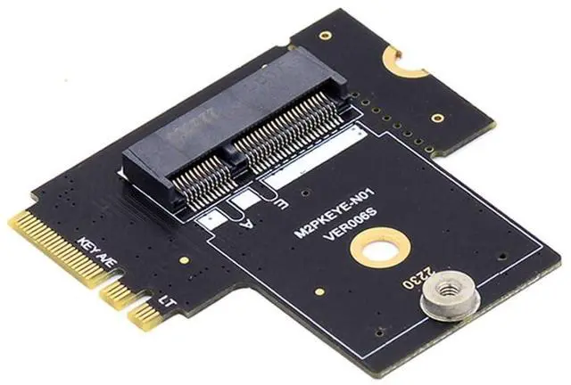 Main image of PCIE 3.0 M.2(A+E Key) Male to Female 90 Degree Angled Vertical Extension Card Adapter