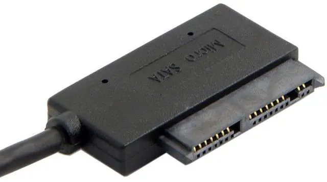 Alt view image 6 of 7 - Micro SATA 16Pin to USB 3.0 Adapter Cable for 1.8 inch Hard Drive HDD/SSD Data Transfer External Hard Drive Converter 10cm