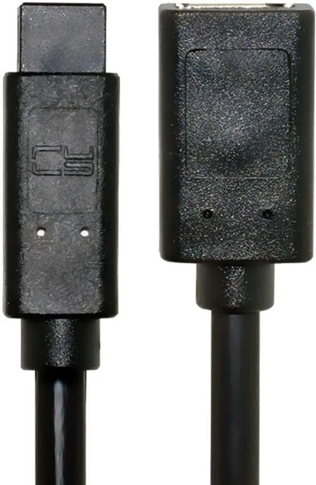 Alt view image 7 of 7 - IEEE 1394 6Pin Female to 1394b 9Pin Male Firewire 400 to 800 Cable 20cm Firewire 800 400 Cable 6 Feet 9 Pin to 6 Pin