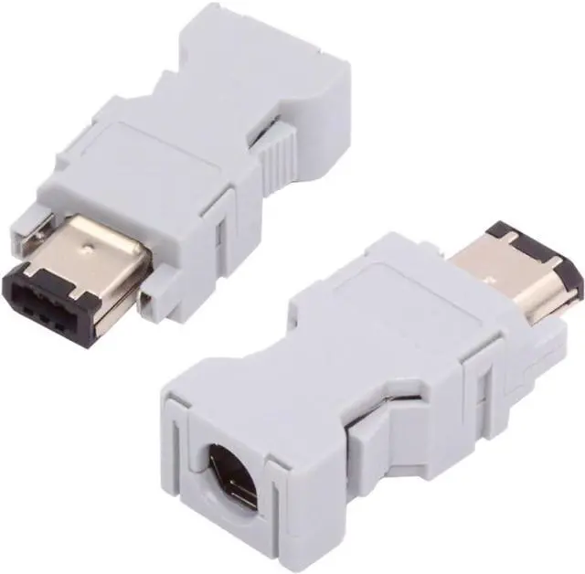 Alt view image 4 of 6 - Firewire IEEE 1394 SM 6Pin 55100-0670 Encoder Servo CN3 Plug Connector with Assembly Cover Latch Type