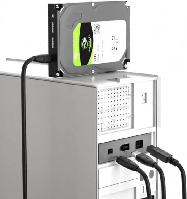 Alt view image 2 of 6 - 9 PIN / 6 PIN BETA FireWire 800 - FireWire 400 9-6 Cable IEEE 1394B 1.8m Black