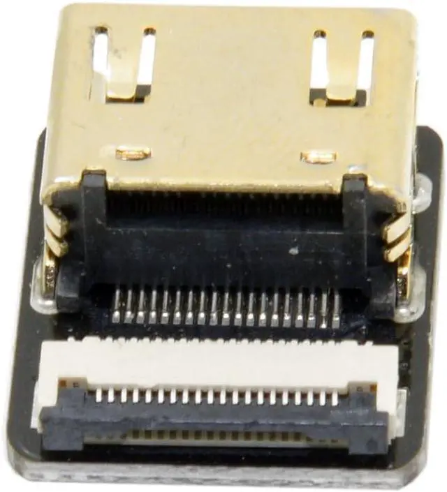Alt view image 3 of 7 - FPC 20Pin HDMI Flat Female Connector for Ribbon Cable,Raspberry Pi, GoPro,Mini Display, Drone, Camera, Gimbal