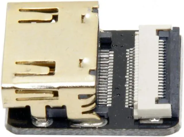 Alt view image 4 of 7 - FPC 20Pin HDMI Flat Female Connector for Ribbon Cable,Raspberry Pi, GoPro,Mini Display, Drone, Camera, Gimbal