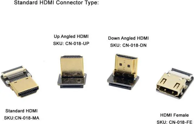 Alt view image 5 of 7 - FPC 20Pin HDMI Flat Female Connector for Ribbon Cable,Raspberry Pi, GoPro,Mini Display, Drone, Camera, Gimbal