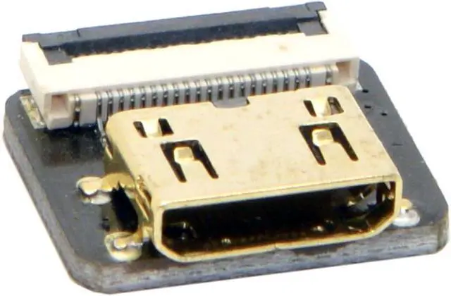 Alt view image 3 of 6 - 20Pin Mini HDMI Flat Female Connector for Ribbon Cable,Raspberry Pi, GoPro,Mini Display, Drone, Camera, Gimbal