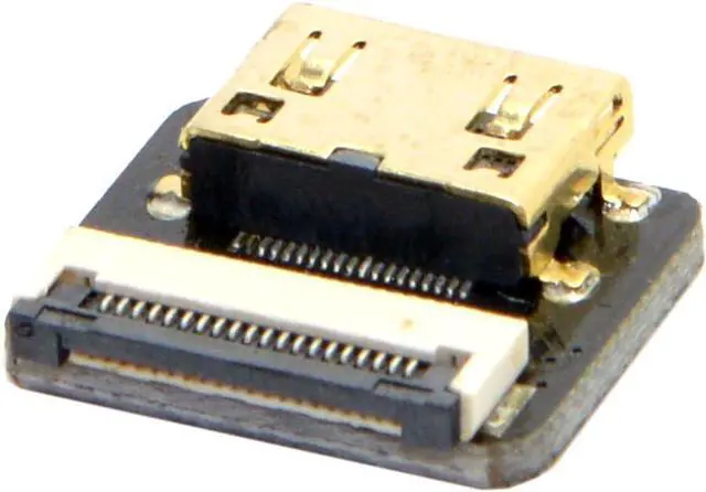 Alt view image 4 of 6 - 20Pin Mini HDMI Flat Female Connector for Ribbon Cable,Raspberry Pi, GoPro,Mini Display, Drone, Camera, Gimbal