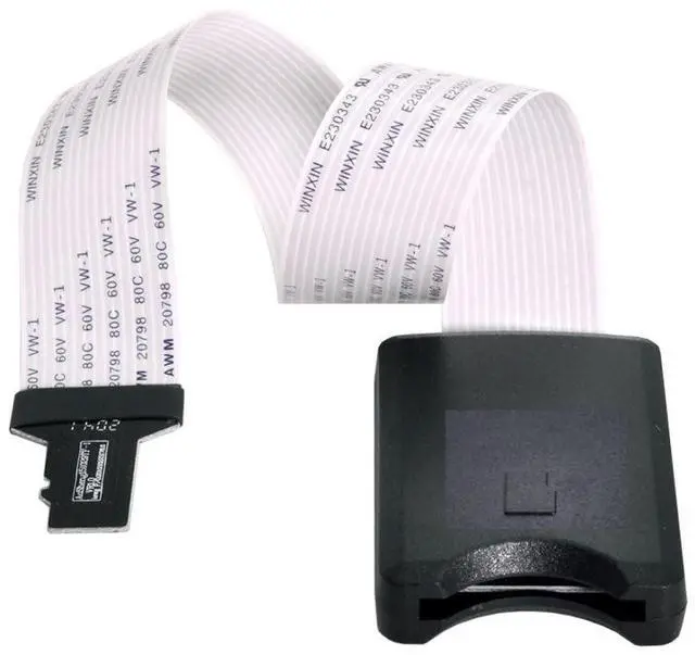Main image of Micro SD to Micro SD TF Card Male to Female Soft Flat FPC Extension Cable Adapter for 3D Printer/Model 3D Printer/GPS/Raspberry Pi