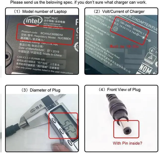 Alt view image 7 of 7 - Type C USB-C Input to 20V DC 5.5*2.5mm Output Power 100W 135W 140W 65W PD Charge Cable for Laptop
