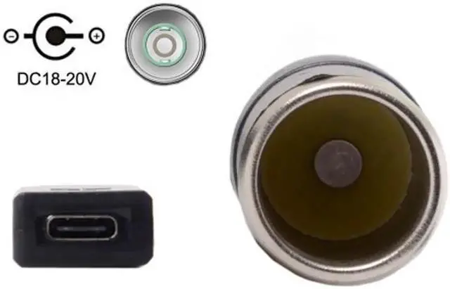 Alt view image 4 of 7 - USB 3.1 Type C USB-C to Car Receptacle Cable Auto Accessories UC-105