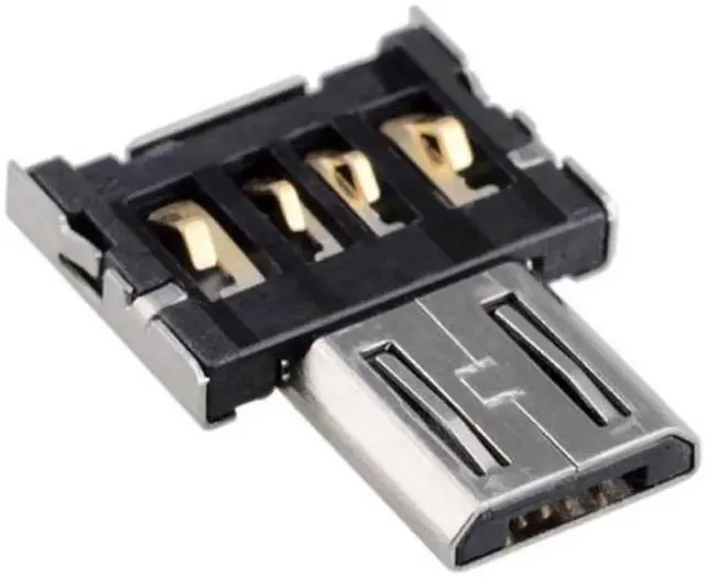 Alt view image 2 of 6 - Mini Size USB 3.0 to Micro SD SDXC TF Card Reader with Micro USB 5pin OTG Adapter for Tablet / Cell Phone GT-186/U3-286-BK