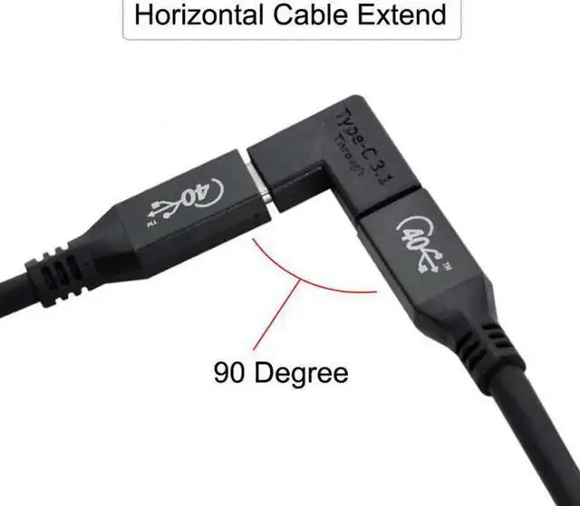 Alt view image 7 of 7 - 3pcs/lot USB 3.1 Type C Male Female to USB-C Female Power Data 10Gbps Adapter for NS Switch Phone