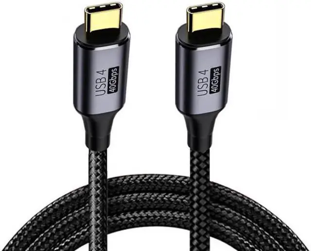 Alt view image 5 of 7 - 0.5M USB4 Cable 40Gbps with 100W Charging and 8K@60Hz 5K@60Hz USB4.0 Compatible with Thunderbolt3/4