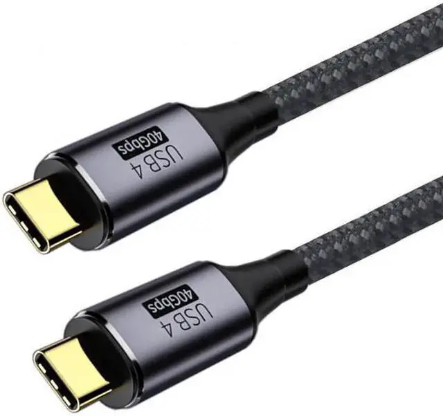 Alt view image 3 of 7 - 0.5M USB4 Cable 40Gbps with 100W Charging and 8K@60Hz 5K@60Hz USB4.0 Compatible with Thunderbolt3/4