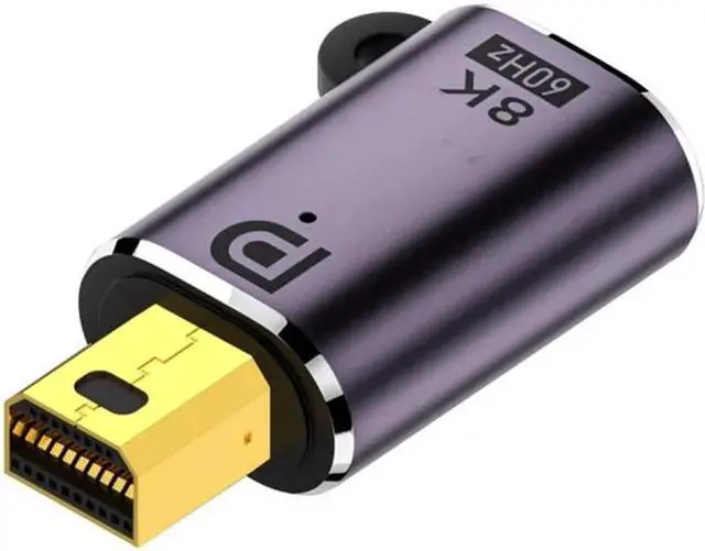 Alt view image 3 of 7 - Mini DisplayPort 1.4 Male to Mini DP Female 8K 60hz Adapter Ultra-HD UHD 4K 144hz 7680*4320 for Video PC Laptop Monitor