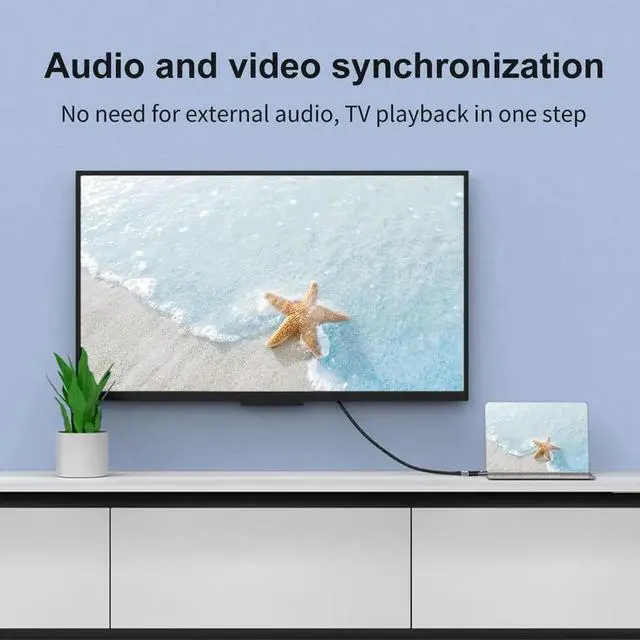 Alt view image 3 of 7 - 8K DisplayPort (DP) to HDMI Adapter, 8K@30Hz Gold-Plated Display Port PC to HDMI Screen Converter (Male to Female) Compatible with HP, Dell, NVIDIA, AMD & More, Passive, Black