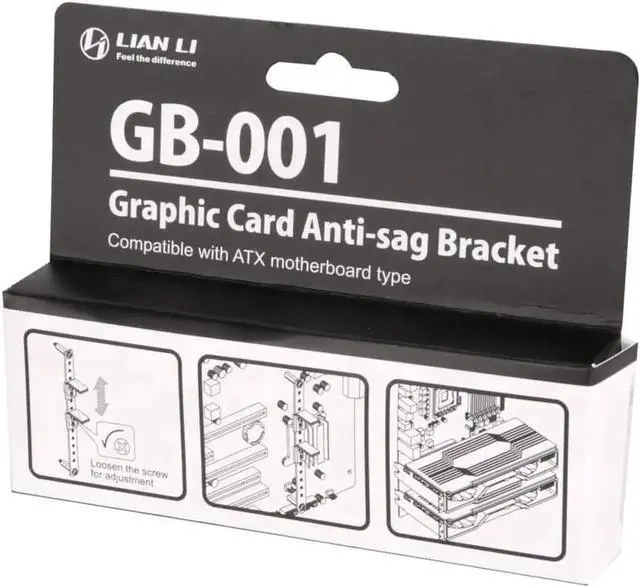 Main image of LIAN-LI GB-001 Metal Anti-SAG Bracket Use for Single and Double Graphics Card GPU Video Card Holder Suit E-ATX ATX Motherboard
