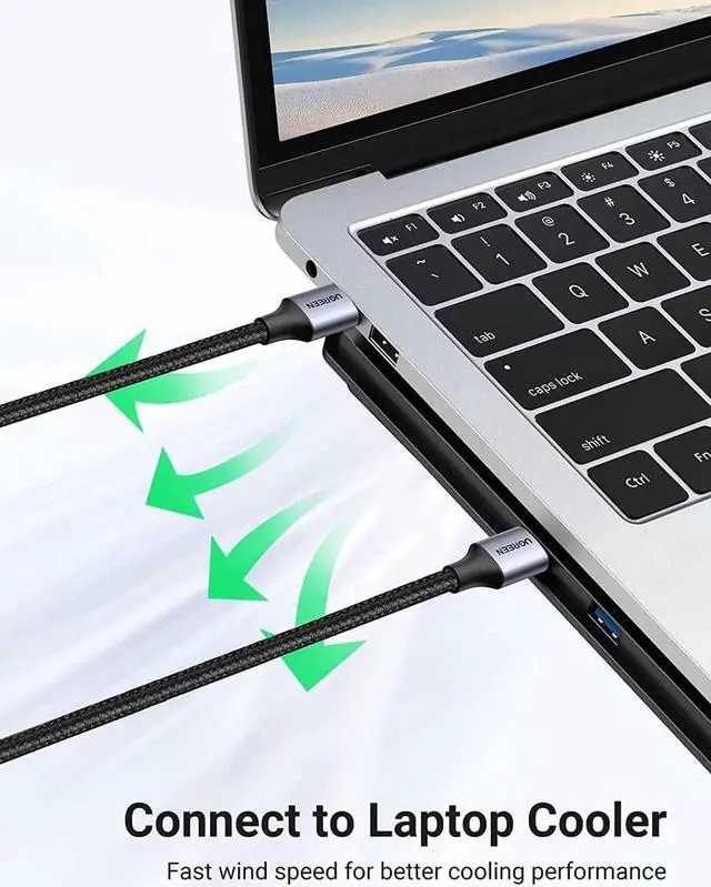 Alt view image 6 of 7 - USB A to USB A, Male to Male, 2 Pack USB to USB 3.0 Cable Compatible with External Hard Drive, Laptop Cooler, DVD Player, TV, USB 3.0 Hub, Monitor, Camera, Set Up Box, and More(6 FT +6 FT)