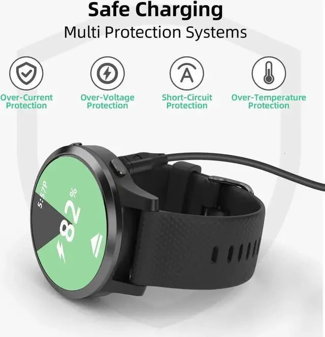 Alt view image 7 of 7 - USB C Charger Compatible with Garmin Watch Charger, 2 Pack Data Sync Charging Cable for Garmin Fenix 7 7S 7X, Fenix 6 6S 6X, Fenix 5 5S 5X Plus, Forerunner 965 945 245 45, Instinct