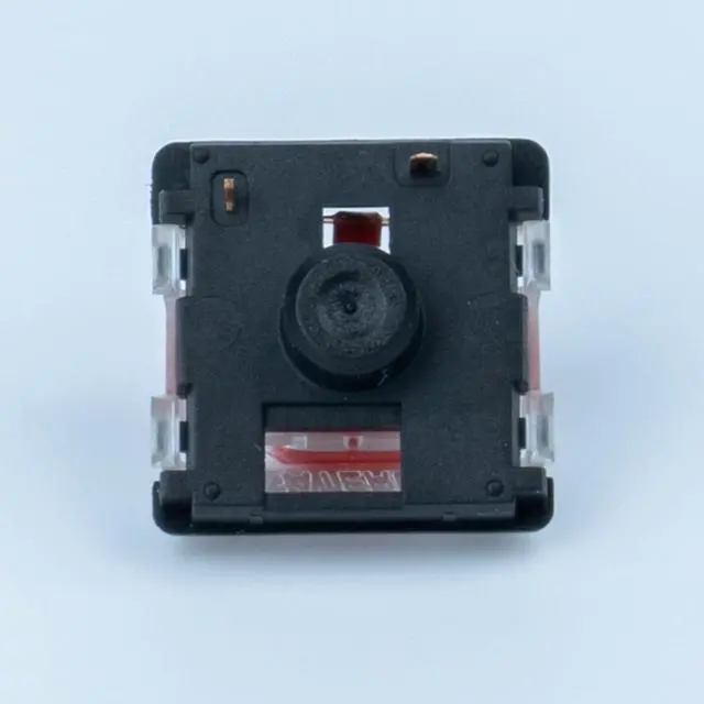 Alt view image 4 of 6 - GATERON KS-33 Low Profile Red Silent 2.0 Keyboard Switches, Linear 45gf 3 Pin SMD LED Factory Pre-lubed for MX Mechanical Keyboard (35)