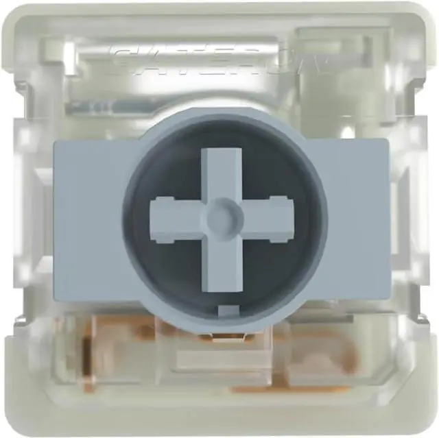 Alt view image 5 of 6 - GATERON KS-33 Low Profile 2.0 Silver Switches, 3 Pin Factory Pre-lubed SMD LED for MX Mechanical Keyboard (Silver, 35pcs)