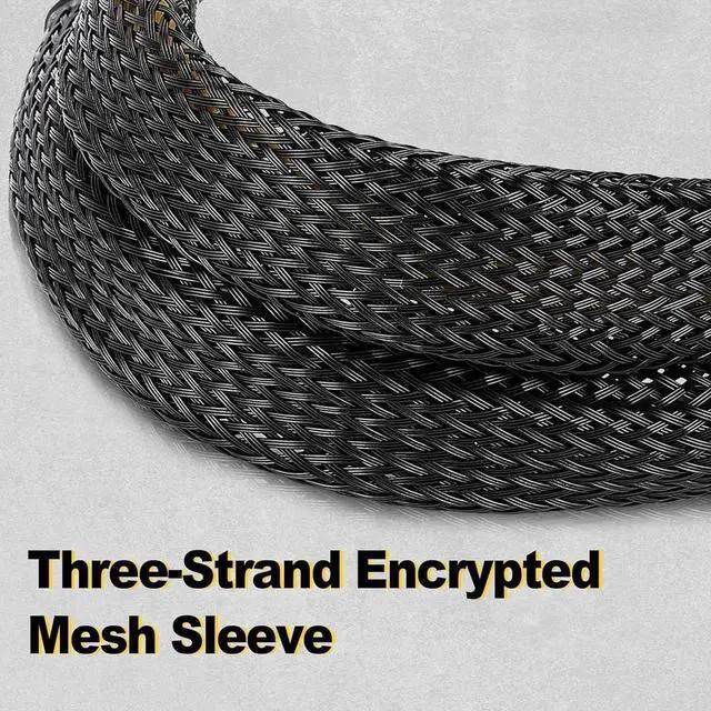 Alt view image 5 of 7 - 2-Pack PCIe 8 Pin to Dual 8 Pin (6+2) Power Adapter Cable, 9 Inches, with Heat-Shrink Tubing, PSU Cables for GPU, Female to Male PCIe 8 Pin Cable