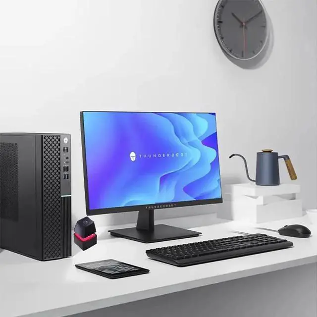 Alt view image 3 of 6 - Desktop Computer Power Switch ON/OFF Colorful Backlight Mechanical Shaft Key External Remote Start PC Motherboard Reset Button