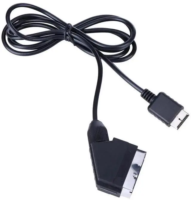 Alt view image 2 of 3 - 1.8m RGB SCART Cable TV AV Connection Game Cord Wire Game Console Cable TV AV Cable for PS1 PS2 PS3 Line Console