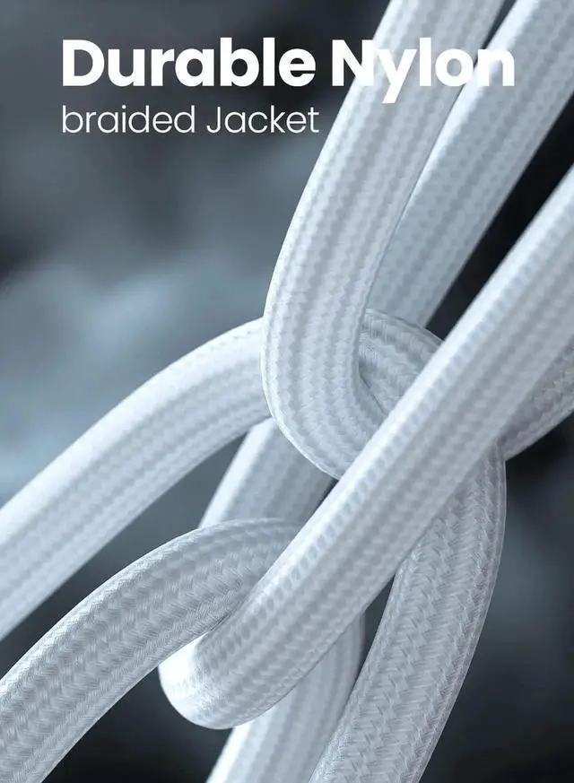 Alt view image 6 of 7 - 16pin GPU Power Cable - 70cm PCI-e 5.0 12VHPWR 600W 12+4 Male to Male 12V-2x6 PSU Sleeved Cable for RTX 3090Ti 4070 Ti 4080 4090 5090 5080 5070 5070Ti to ATX 3.0 Modular Power Supply (White)