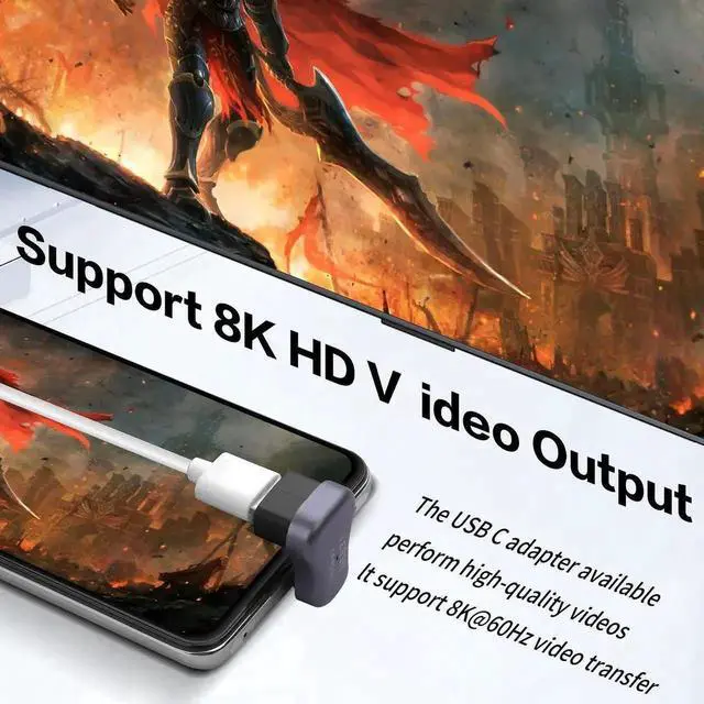 Alt view image 4 of 6 - 2Pack U Shape USB C Adapter USB 3.1/3.2 180 Degree 140W Data 10/20Gbps Charge Connector for Laptops/Phone/Tablet(USB A to C+USB C to C)