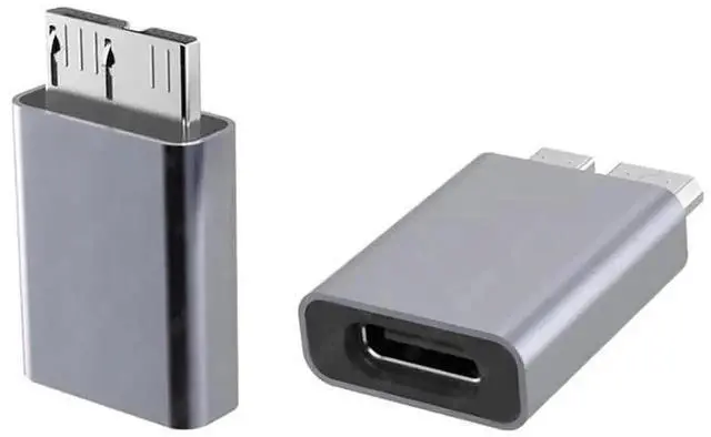 Main image of Adapter USB-C USB 3.1 Type C Female to Micro USB 3.0 Male Data Adapter 10Gbps Data Power for Laptop SSD Disk